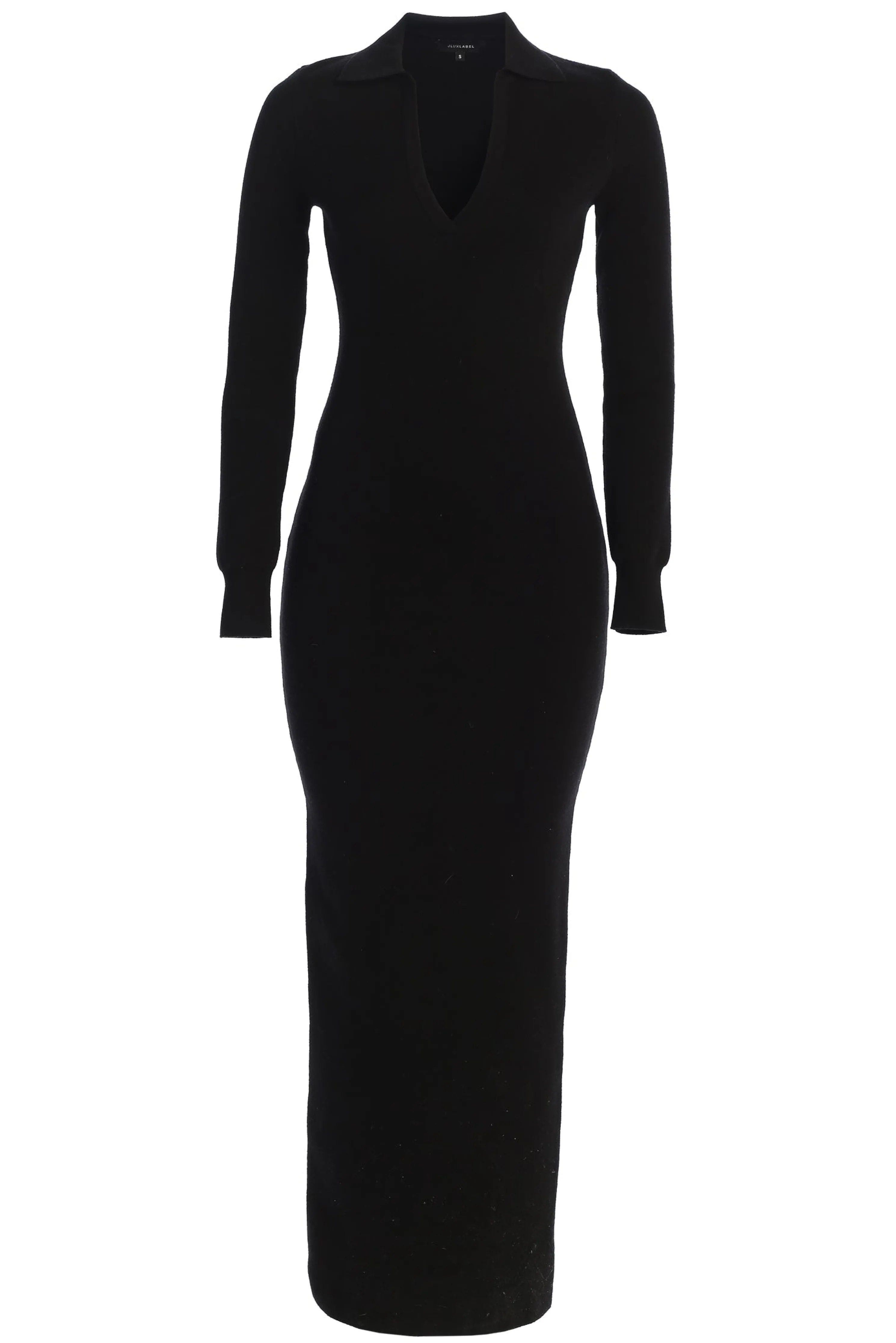 Black Bellinda Collar Maxi Dress