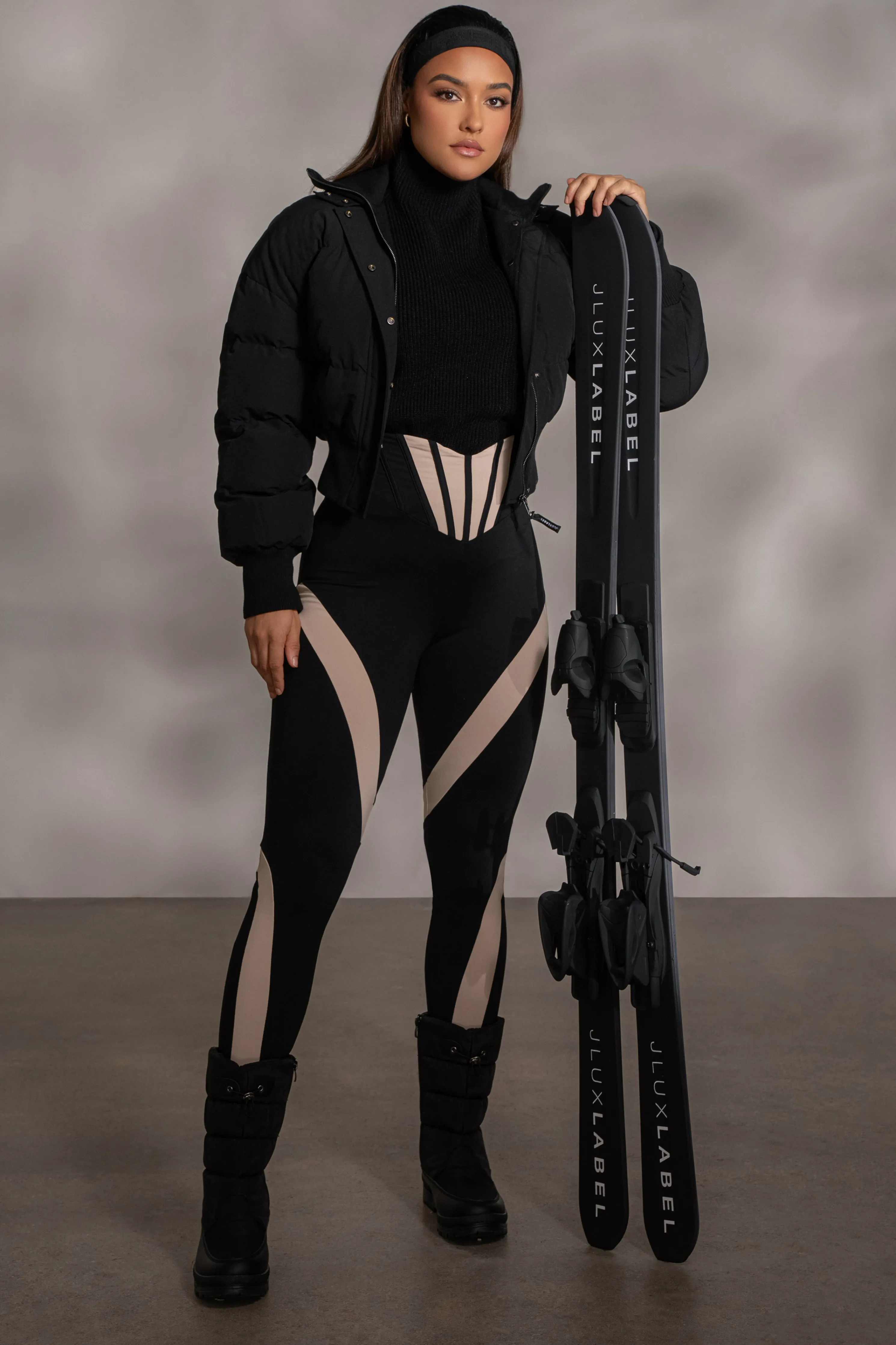 Black Valen High Waisted Leggings