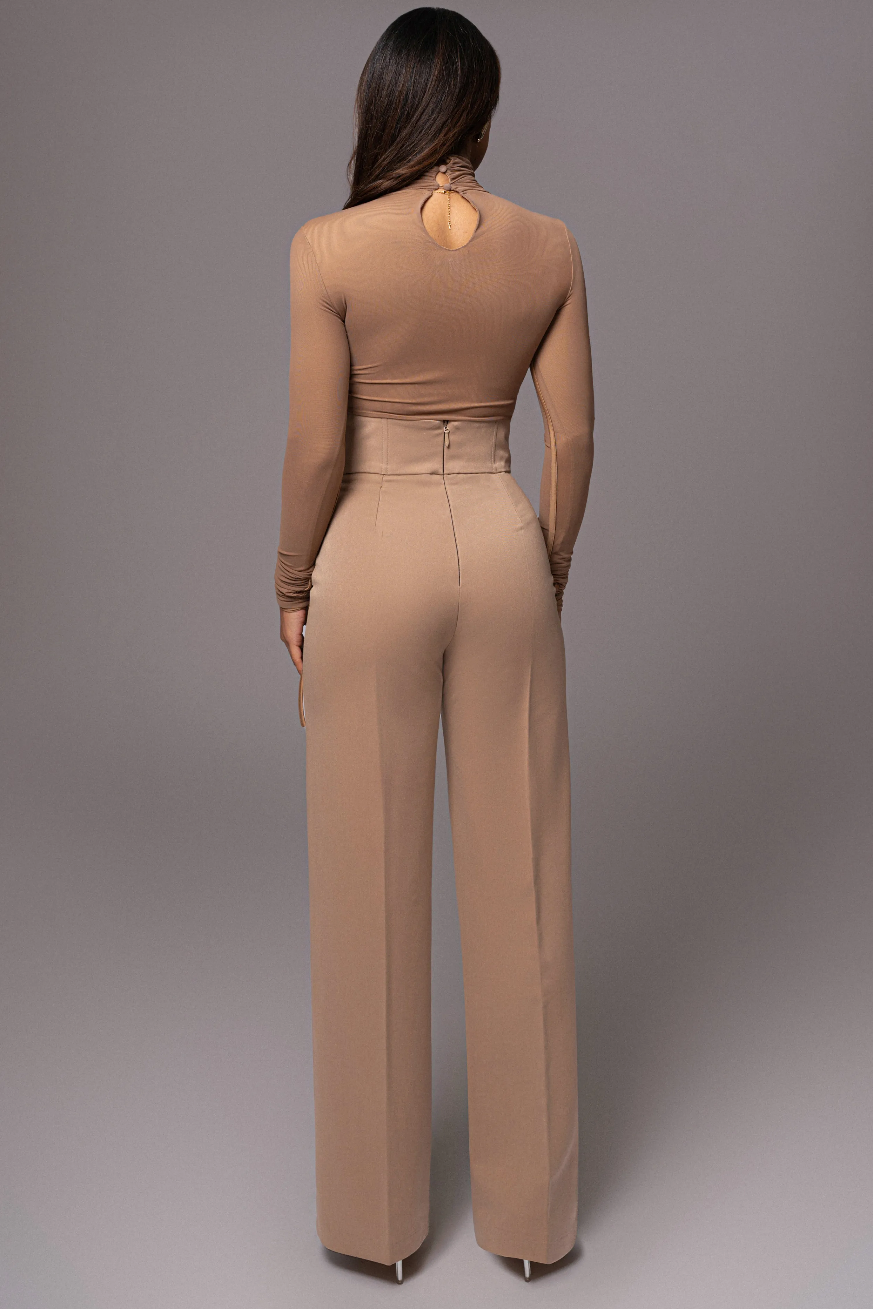 Tan Novena Woven Pants