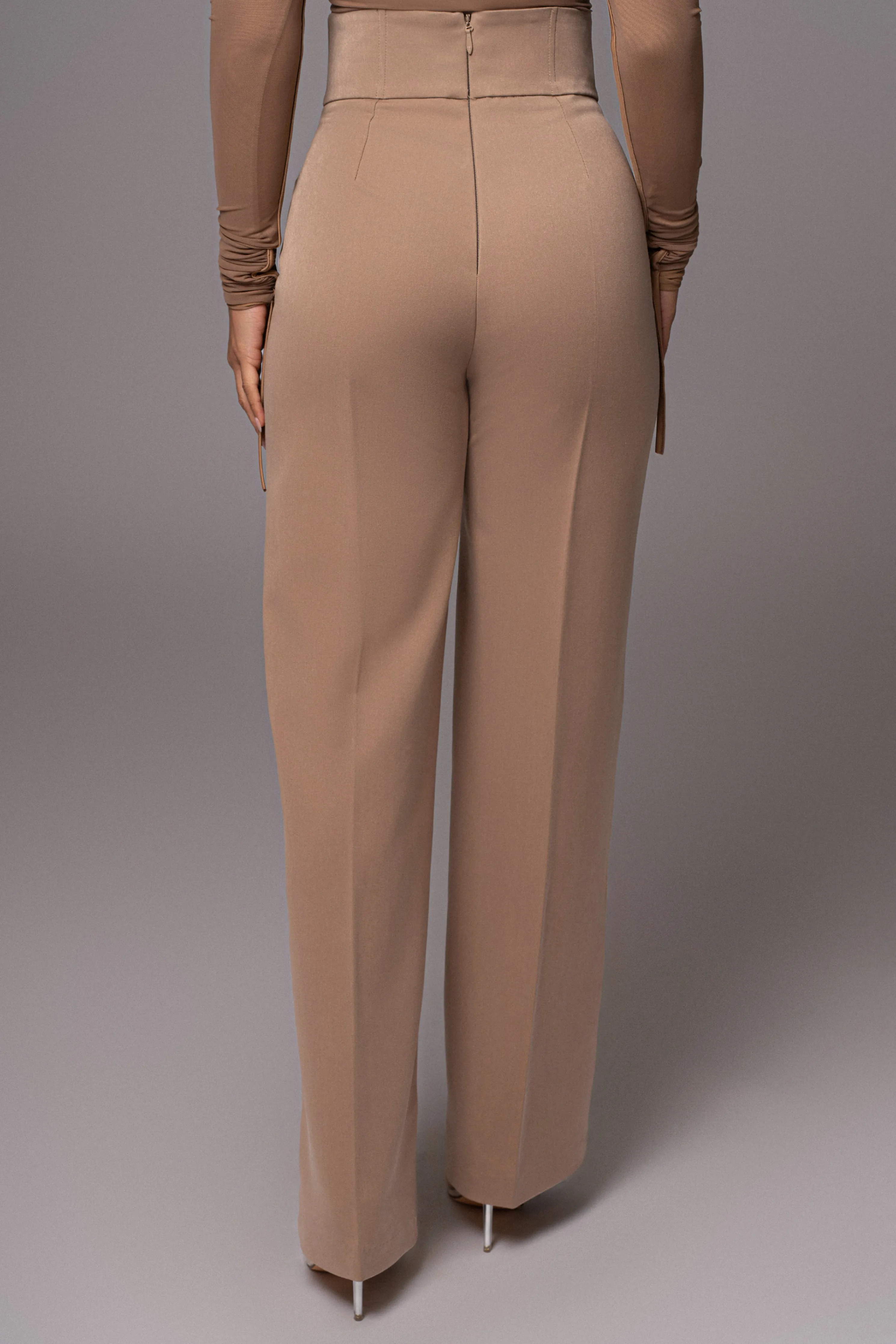 Tan Novena Woven Pants