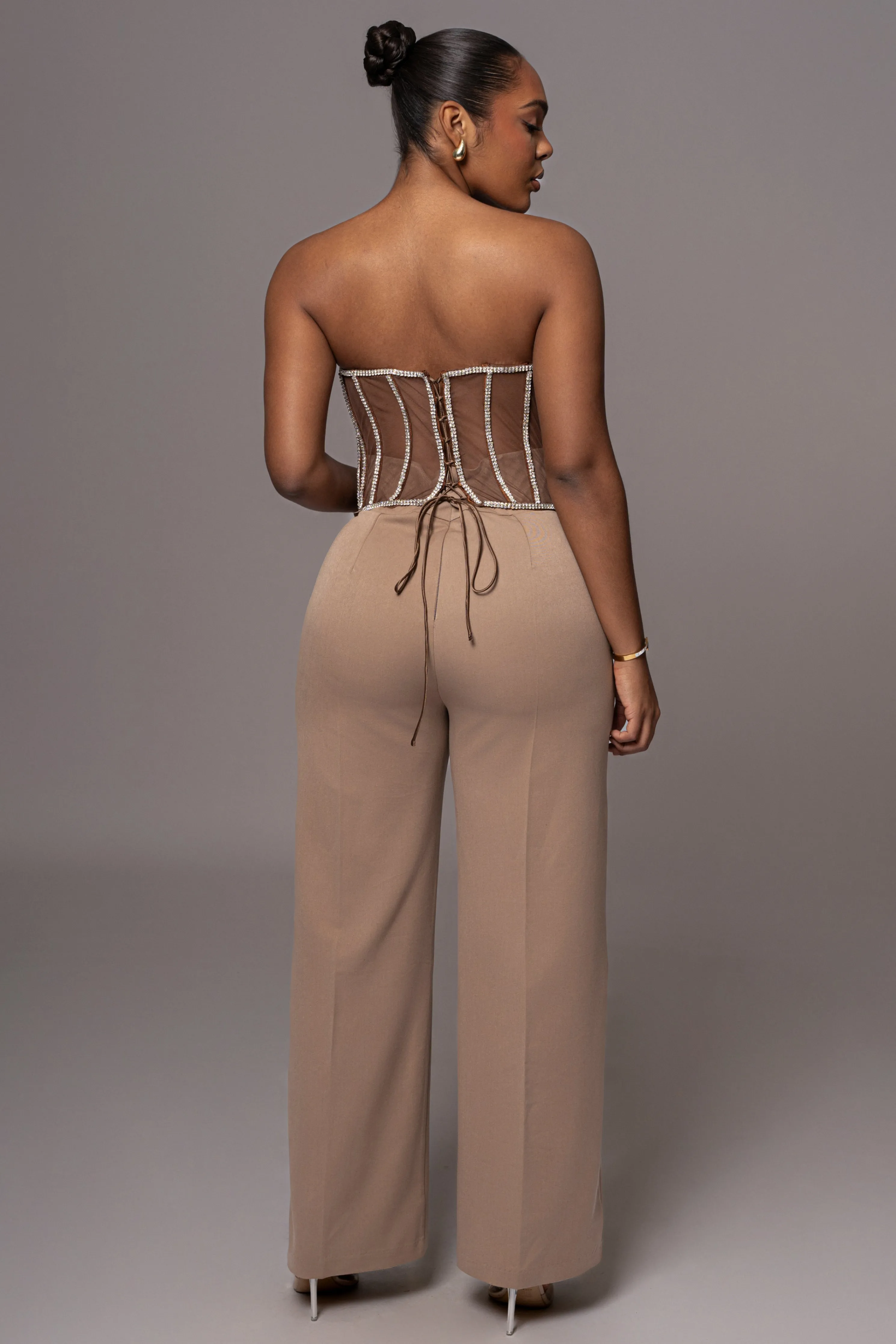 Tan Novena Woven Pants
