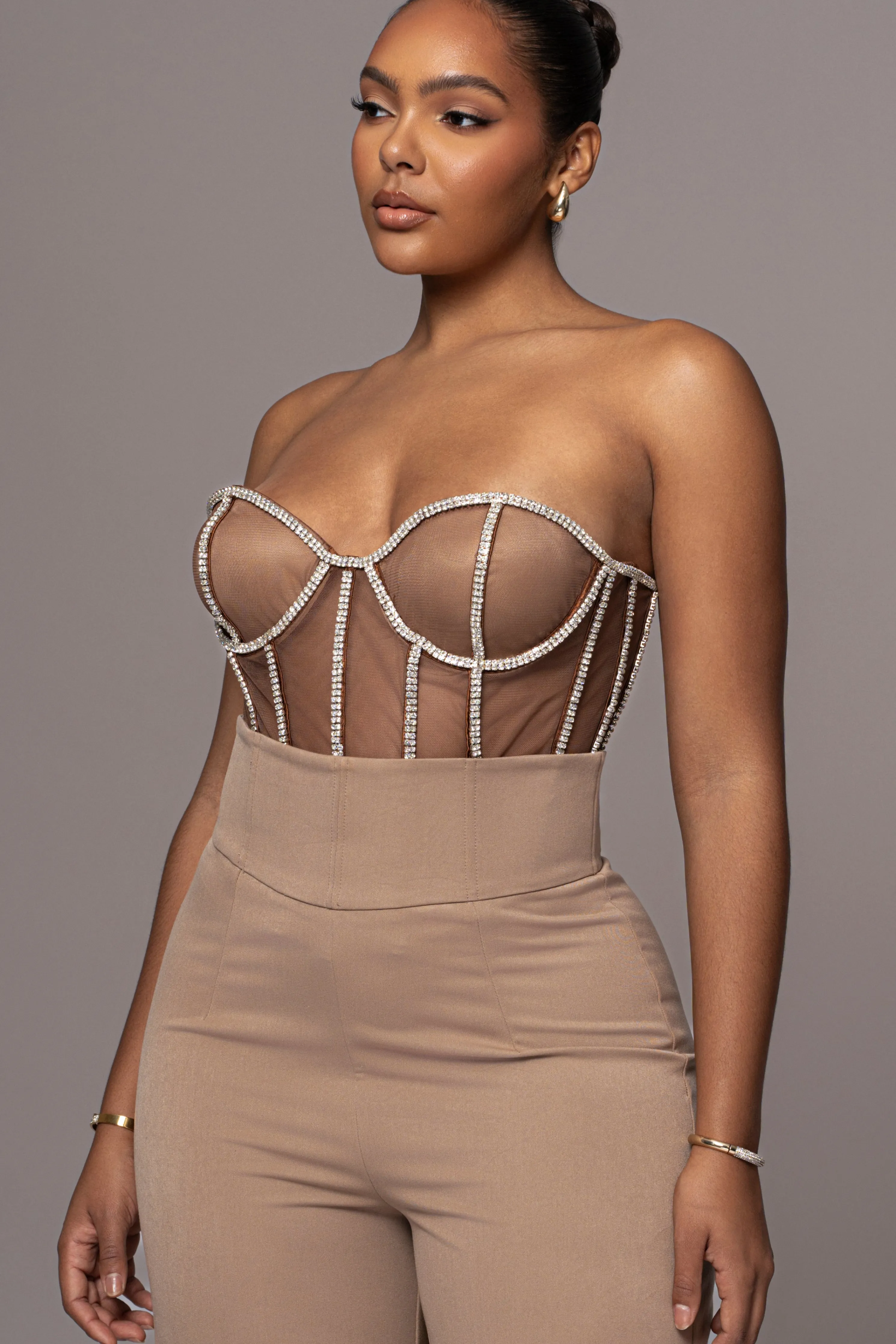 Tan Novena Woven Pants